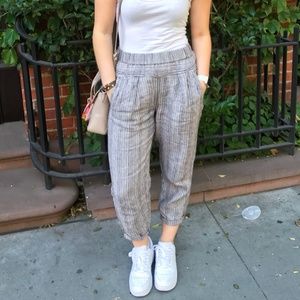 Anthropologie Linen Summer Pant